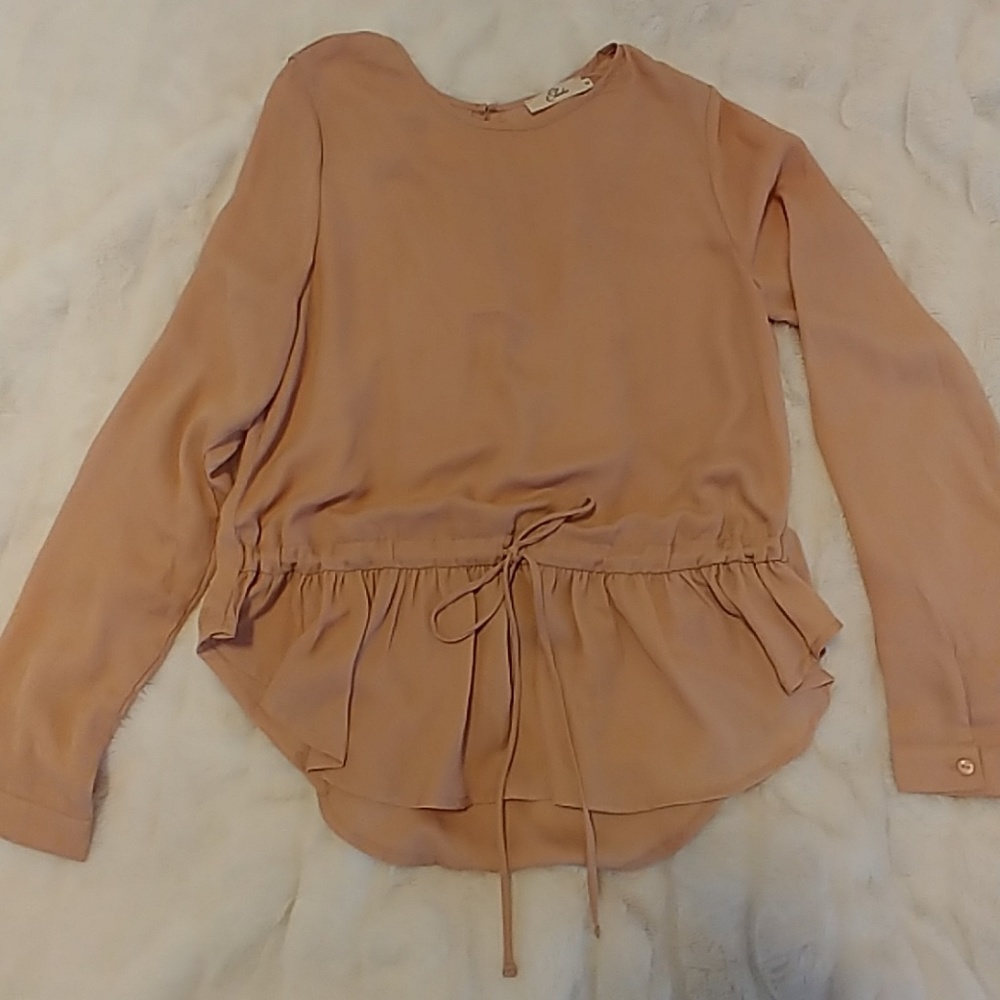 Blush pink blouse